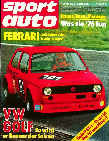 Deckblatt Sport Auto (02/1976)